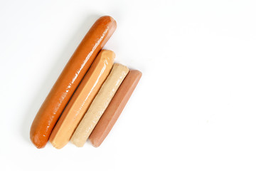 Sausage bangers hotdog chicken beef lamb verity mix