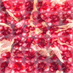 Fruitfulness. Pomegranate abundance