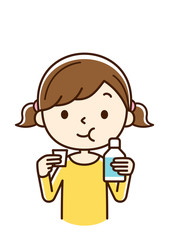 マウスウォッシュ  女の子