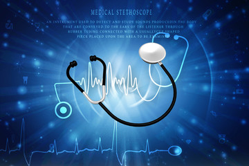 3d rendering stethoscope
