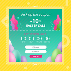 Easter Sale Countdown Timer Template