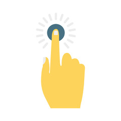 Obraz premium tap press click