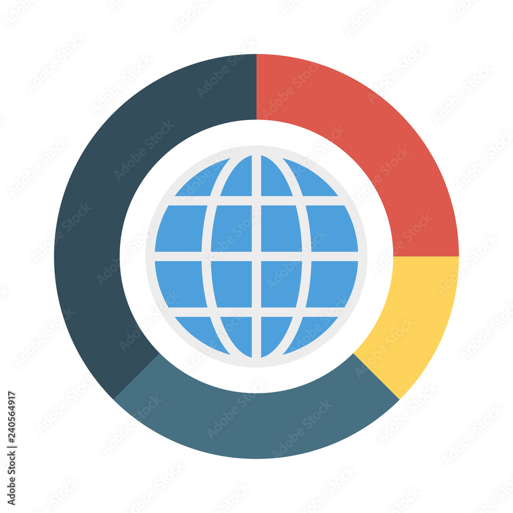 Wall mural chart browser graph