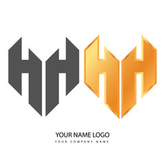 HH logo, dark colors and gold add interest to your organization.
