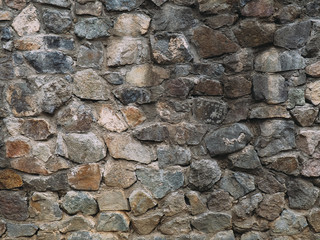 stone wall texture with cracks and patterns on the surface