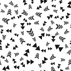 Different arrows Seamless vector EPS 10 pattern. 