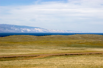 landscape with lake