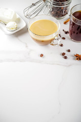Bulletproof coffee with butter