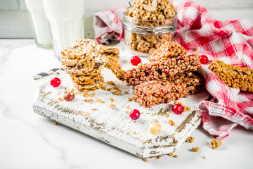 Cereal granola muesli bar