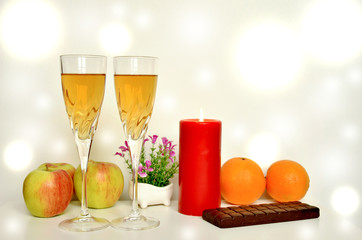 Fototapeta premium wine glasses