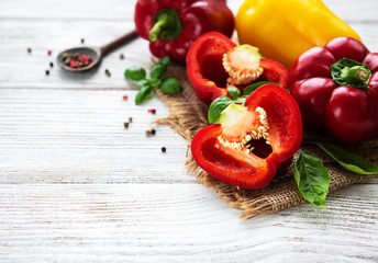 Red and Yellow Bell peppers