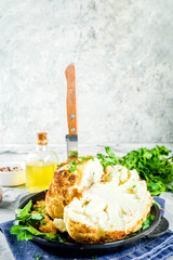 Homemade Whole Roasted Cauliflower