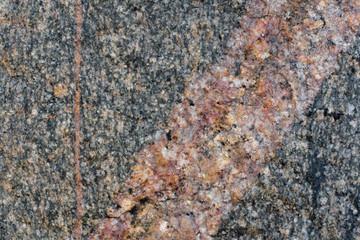 Granite boulders create beautiful textures.