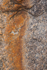 Granite boulders create beautiful textures.