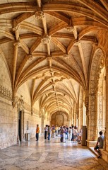 Naklejka premium Claustro do Mosteiro dos Jerónimos
