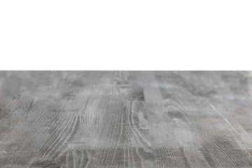 grey grungy wooden background on white