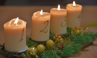 Kerzen vom Advent