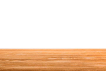 orange striped wooden surface on white