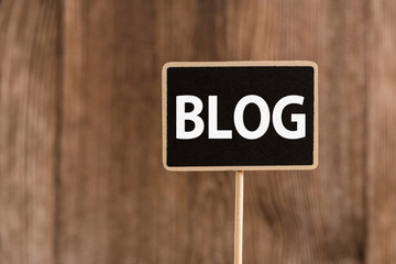 Blog Word Letters Sign