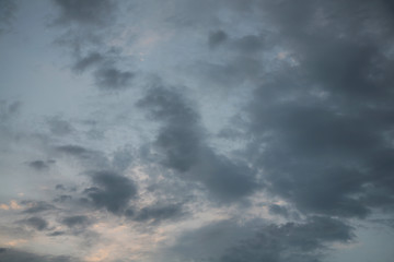 The background of the blue sky as a natural picture. Sky with clouds abstract nature background. The best images of the heavens beautiful clouds in space. 