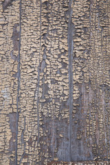 Old wooden door structure.Winter time. Travel photo 2018, 26. december.