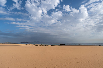 Corralejo Dunes Natural Park, Fuerteventura, Spain