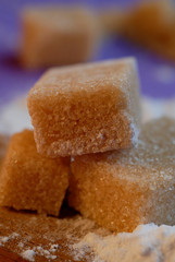 Sucre blanc et roux