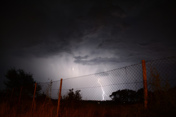 Electric Cloud to Ground Lightning