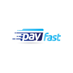 Fast Pay Digital Electronic Transaction Logo Symbol Icon