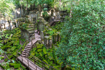 Beng Mealea buddhist temple of Angkor