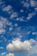 Fototapeta premium Clouds against blue sky as abstract background