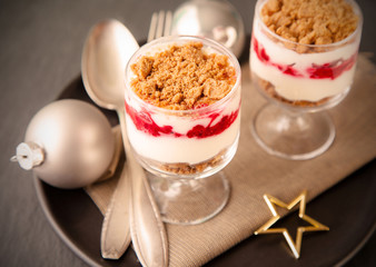 Weihnachtliches Dessert