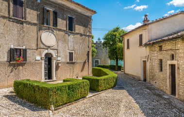 Scenic sight in Labro, ancient village in the Province of Rieti, Lazio, Italy.