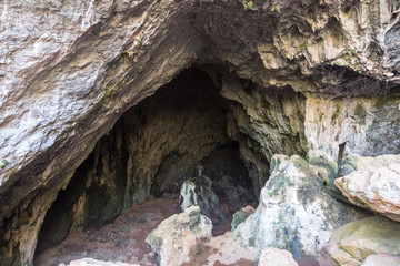 Skotino cave is a religious place for the orthodox religion in Crete, Greece.
