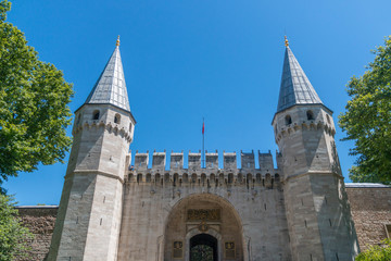 Fototapeta na wymiar Istanbul - Topkapı Palace - Gate of Salutation