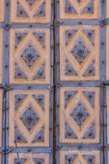 Wooden door background