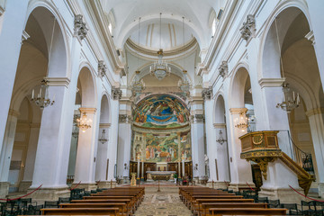 Fototapeta na wymiar Duomo of Spoleto. Umbria, central Italy.