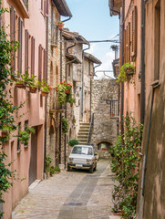 Scenic sight in Todi, ancient town in the Province of Perugia, Umbria, central Italy.