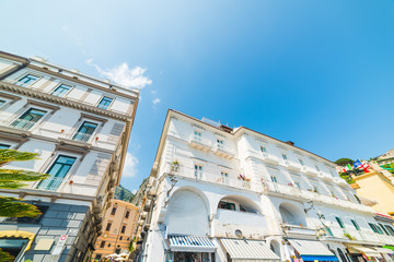 Fototapeta na wymiar Luxury buildings in world famous Amalfi coast
