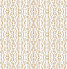 Seamless abstract pattern based on Japanese ornament Kumiko