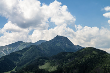 Obraz na płótnie Canvas panoramic view of the mountains