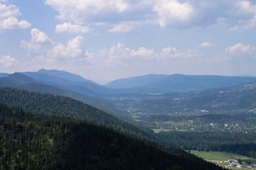 view of mountains