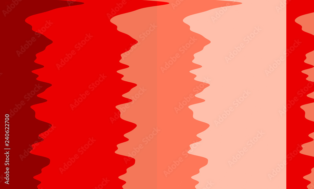 Wall mural abstract red various shapes background , red pattern background .red texture abstract background