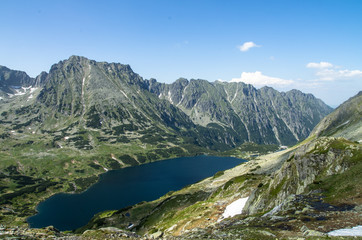 Naklejka na ściany i meble Valley of Five Lakes (Tatra National Park)