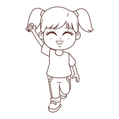 cute girl cartoon