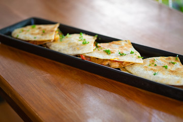 Quesadilla with chicken