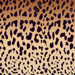 Seamless leopard print. Vector pattern, texture, background