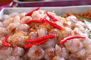 Steamed flour with pork