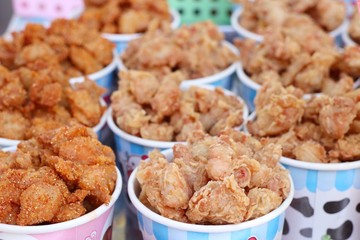 Fried chicken at street food