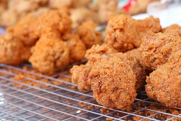 Fried chicken at street food